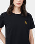 Tentree Golden Spruce Crop T-Shirt - Meteorite Black