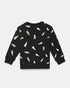 Tentree Kids Treefleece Spruce Crew - Meteorite Black