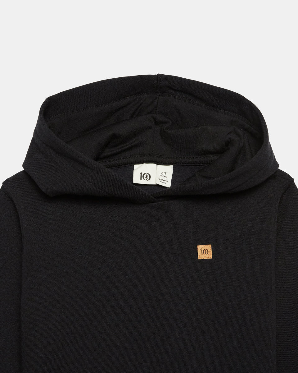 Tentree Kids Treefleece Hoodie - Meteorite Black