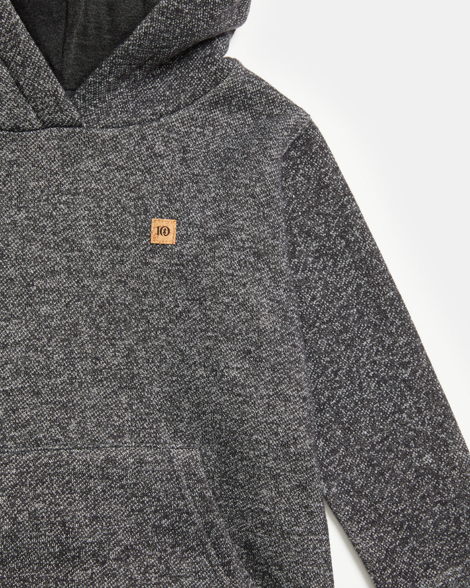Tentree Kids Classic Hoodie - Meteorite Black Marled