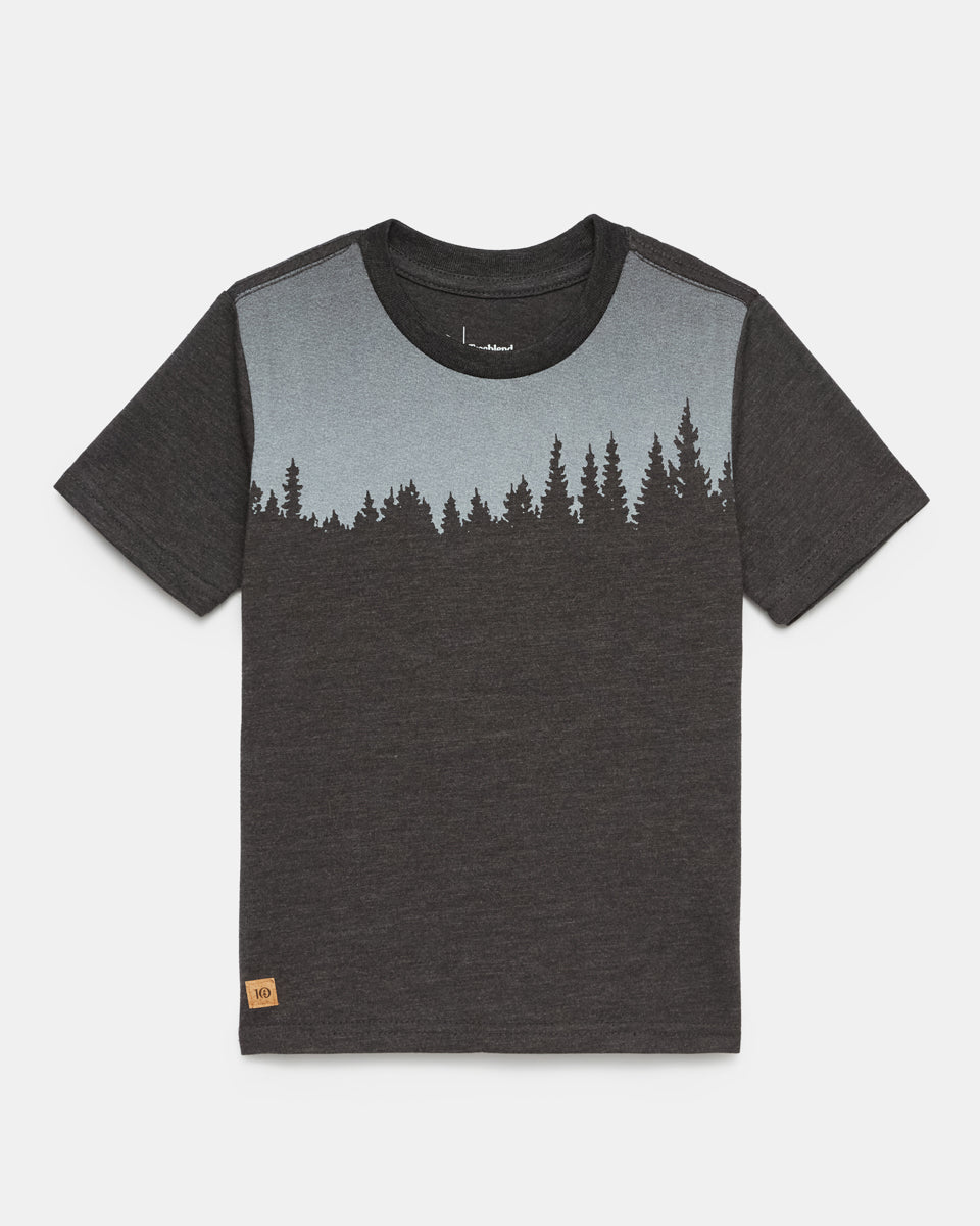 Tentree Kids Juniper T-Shirt - Meteorite Black Heather