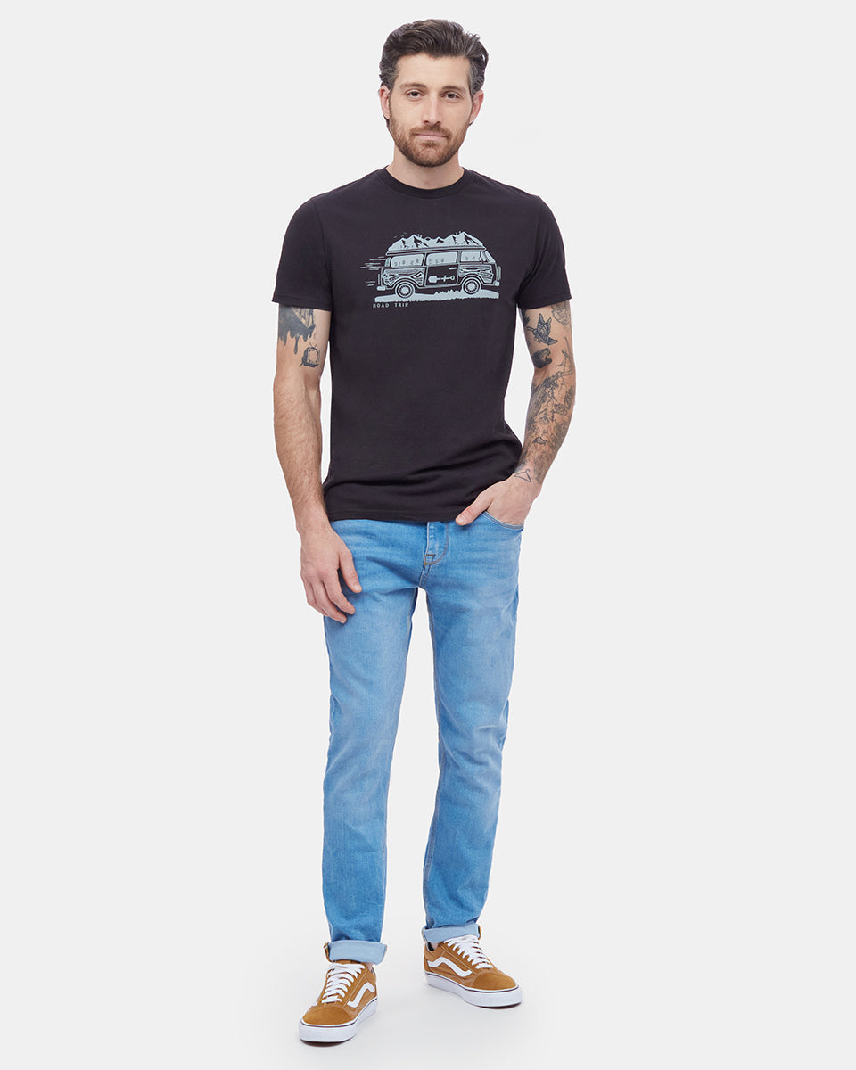 Tentree Road Trip T-Shirt - Meteorite Black