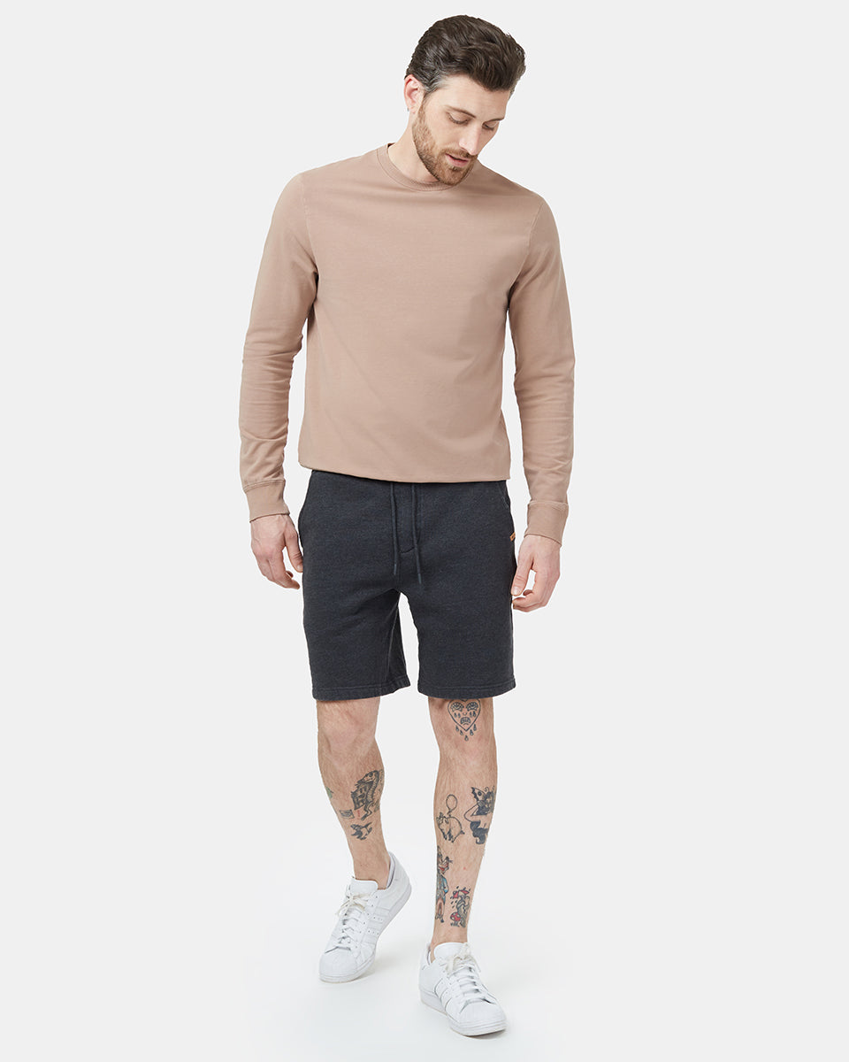 Tentree TreeFleece Sweatshort - Meteorite Black