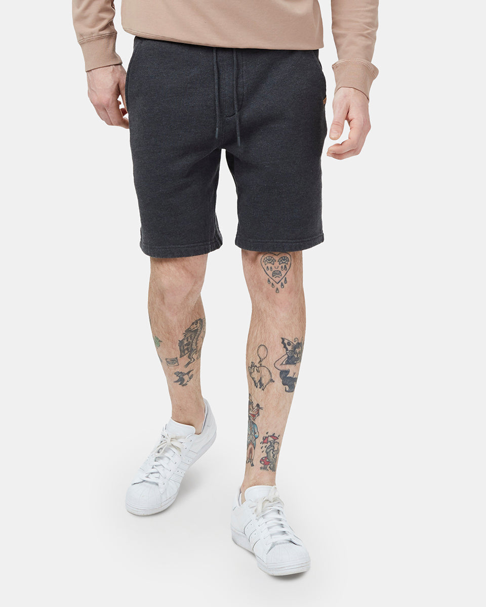 Tentree TreeFleece Sweatshort - Meteorite Black