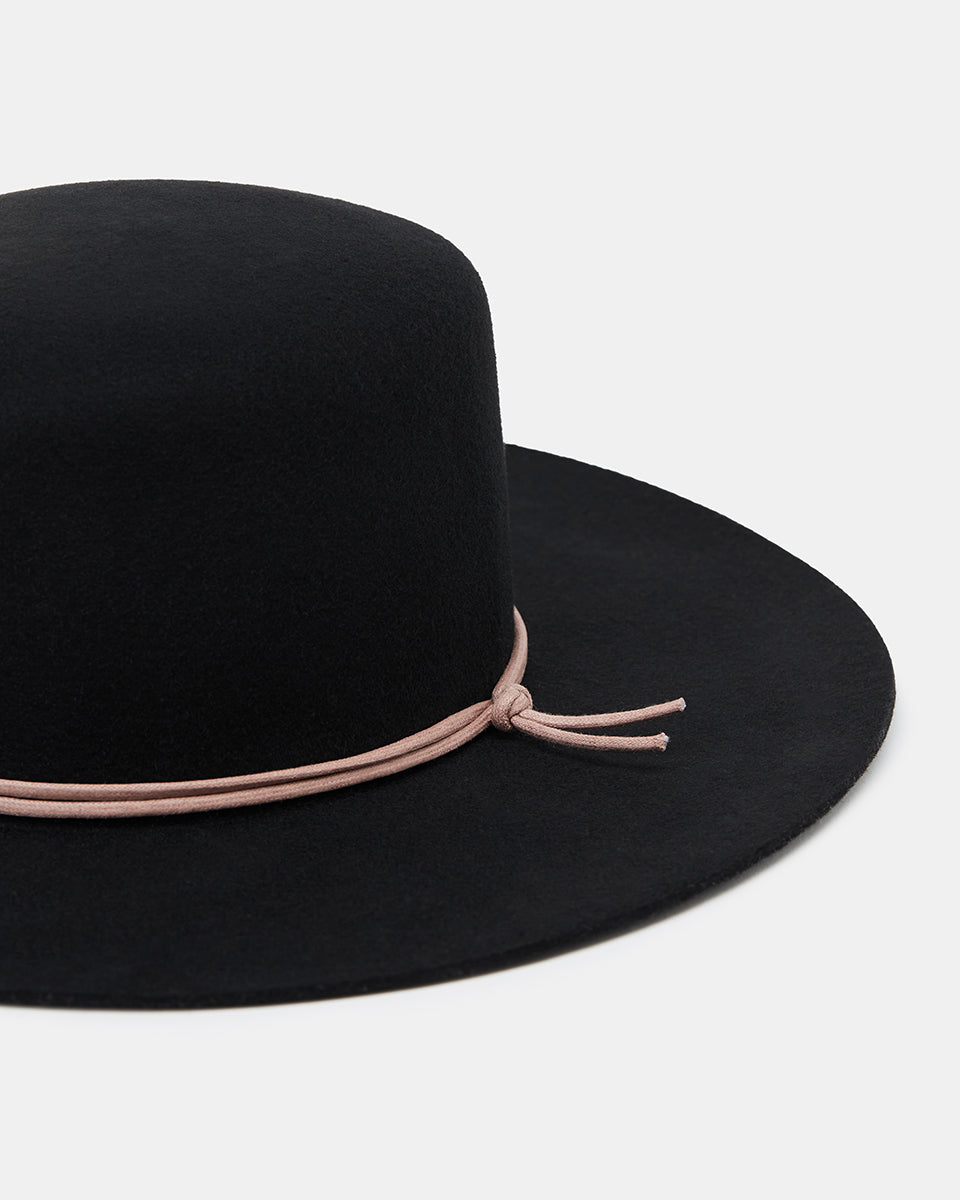 Tentree Harlow Boater Hat - Meteorite Black