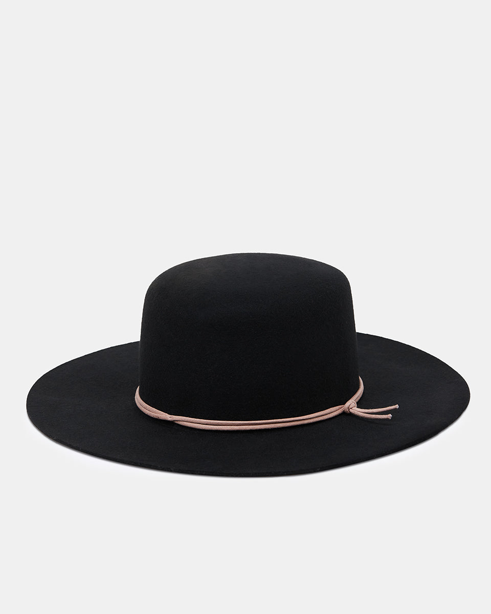Tentree Harlow Boater Hat - Meteorite Black