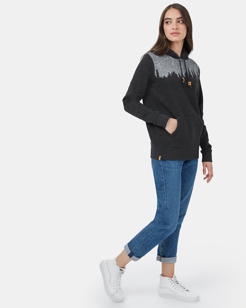 Tentree Constellation Juniper Hoodie - Meteorite Black Heather