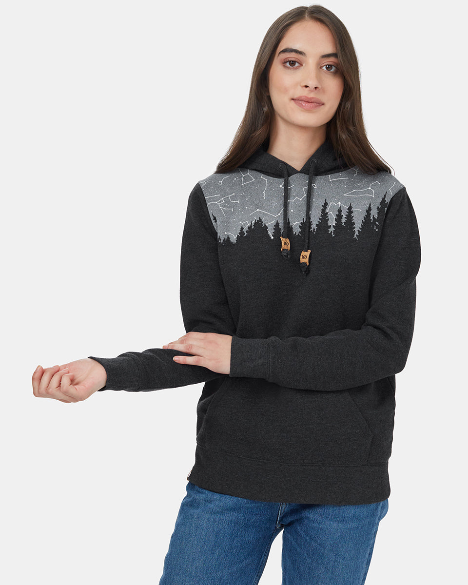 Tentree Constellation Juniper Hoodie - Meteorite Black Heather