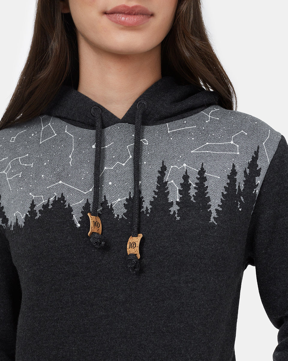Tentree Constellation Juniper Hoodie - Meteorite Black Heather
