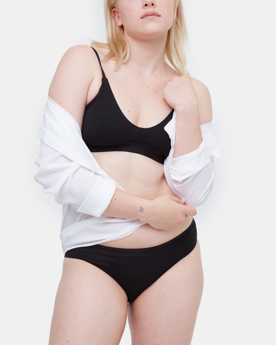 Tentree The Everyday Bra - Meteorite Black