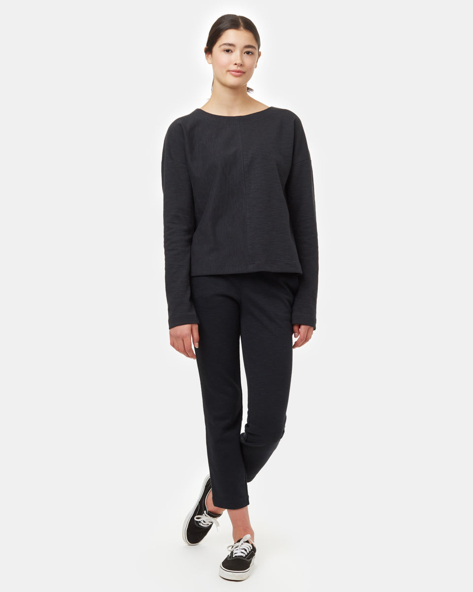 Tentree Clay Longsleeve - Meteorite Black