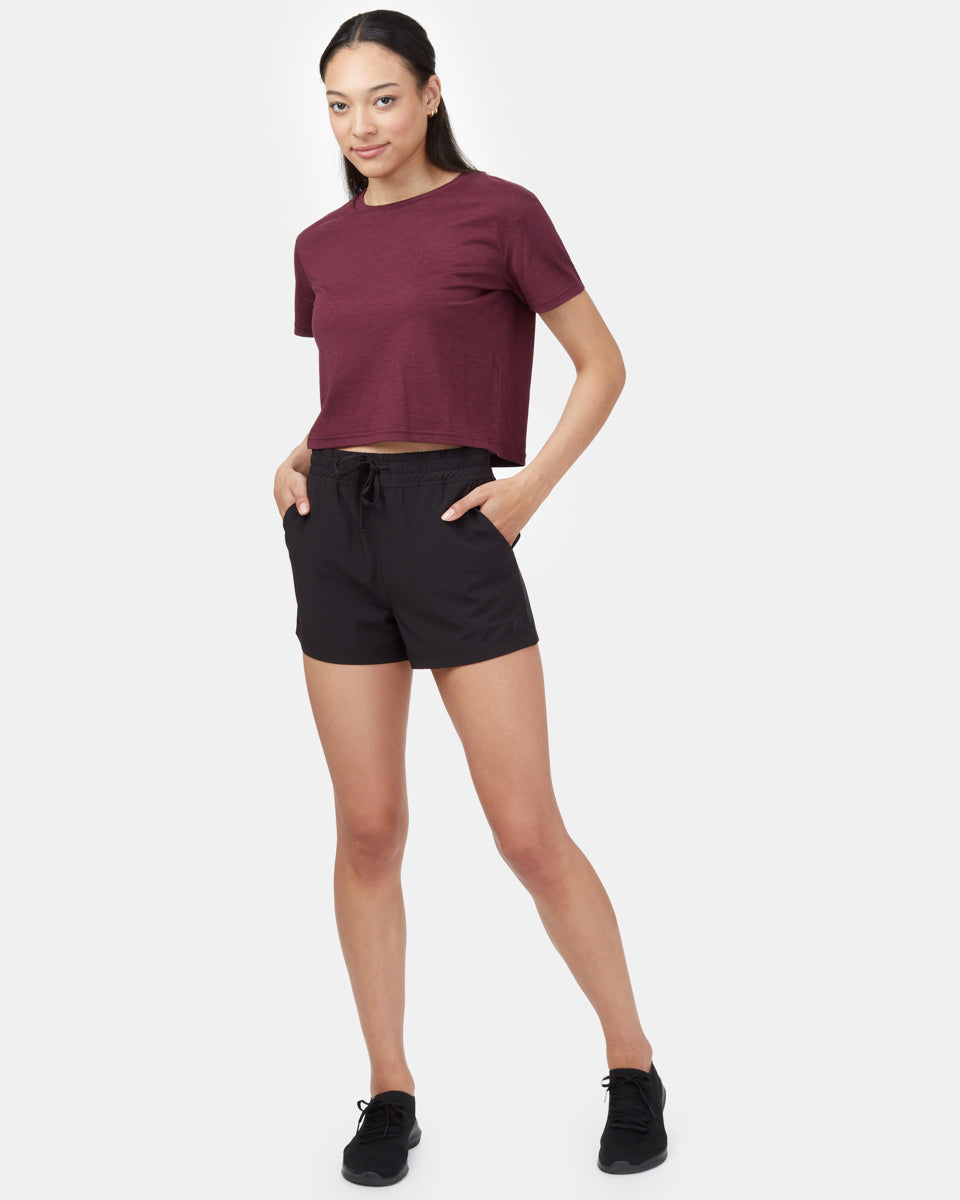 Tentree InMotion Fulton Short - Meteorite Black