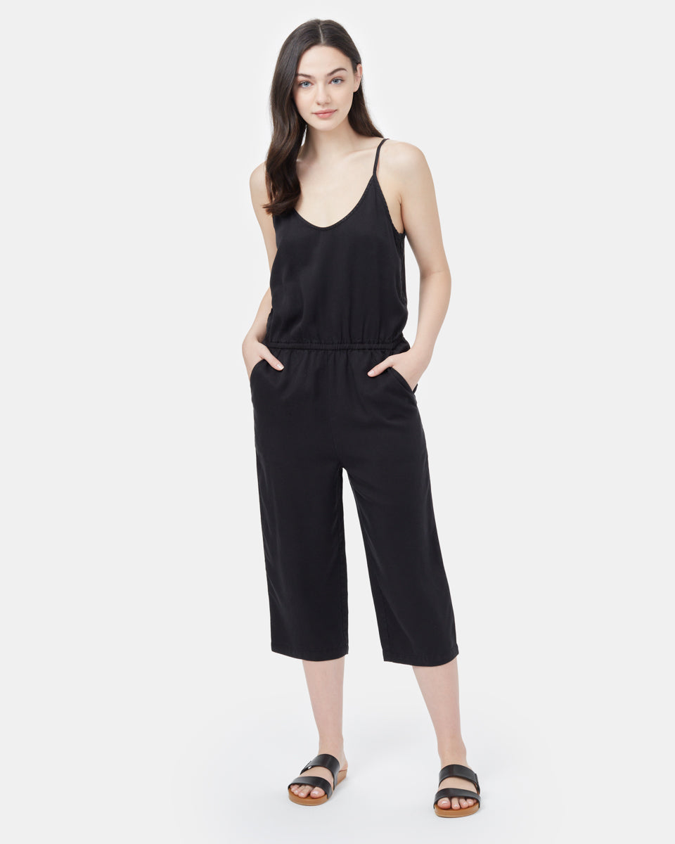 Tentree Breeze Jumpsuit - Meteorite Black