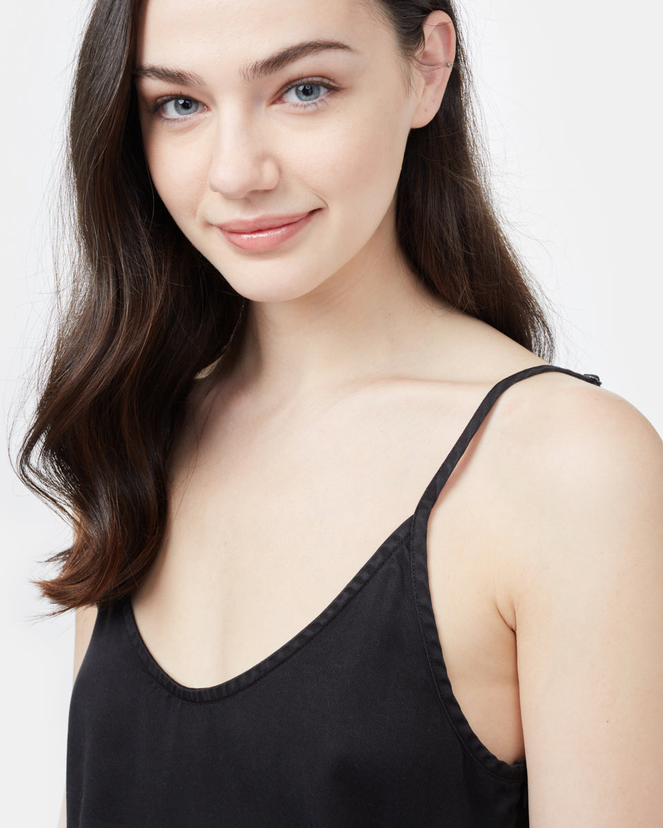 Tentree Breeze Jumpsuit - Meteorite Black