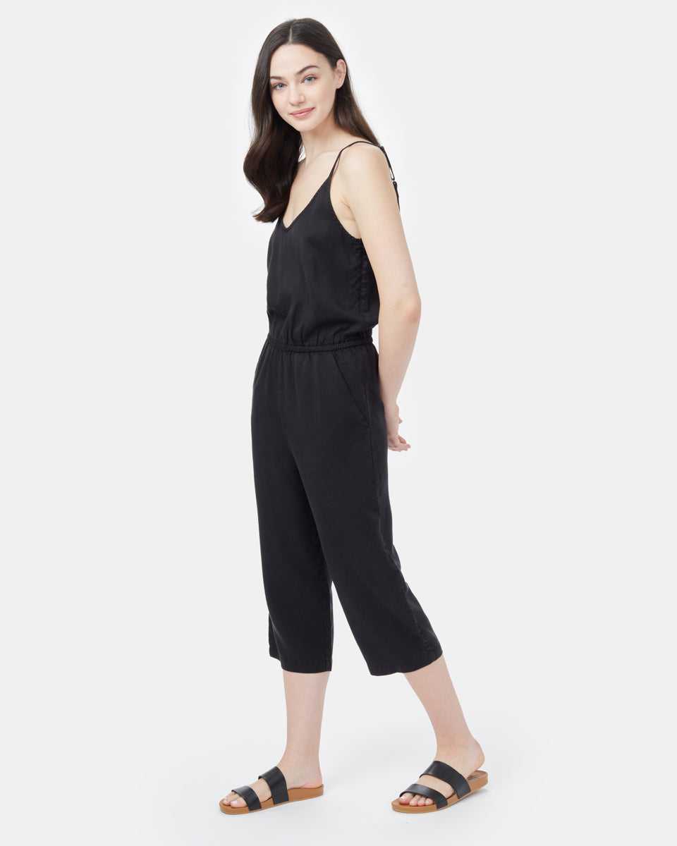Tentree Breeze Jumpsuit - Meteorite Black