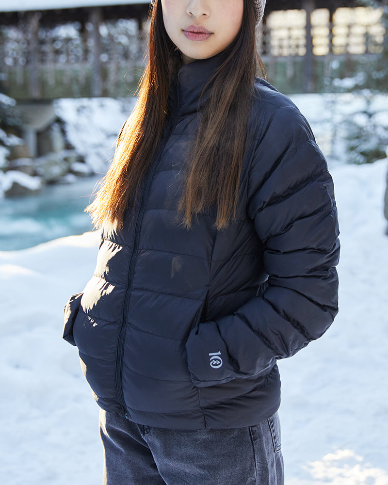 Tentree Women's Cloud Shell Packable Puffer - Meteorite Black
