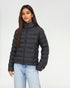 Tentree Women's Cloud Shell Packable Puffer - Meteorite Black