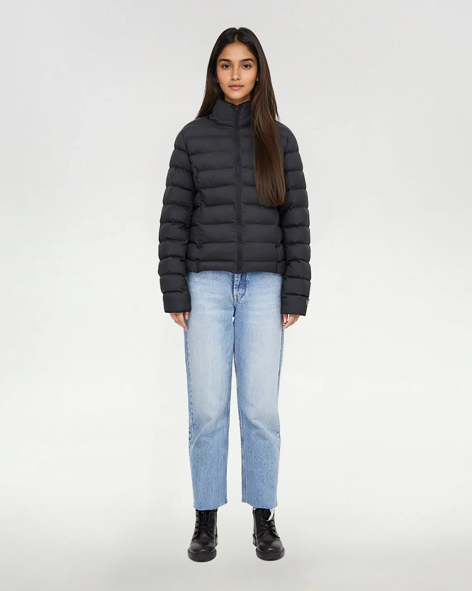 Tentree Women's Cloud Shell Packable Puffer - Meteorite Black