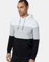 Tentree TreeFleece Blocked Reynard Hoodie - Optic White_Solid Black