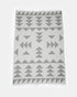 Tentree Geo Beach Blanket - Jet Black Cloud White