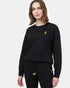 Tentree TreeFleece Golden Spruce Crew - Black_Gold