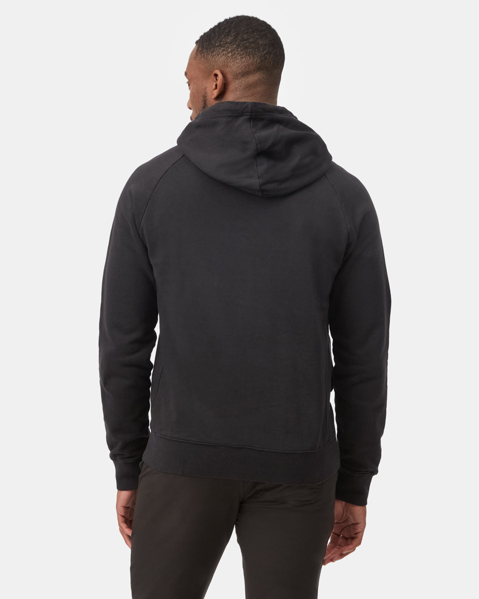 Tentree Organic French Terry Hoodie - Meteorite Black