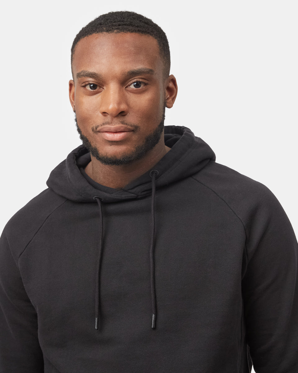 Tentree Organic French Terry Hoodie - Meteorite Black