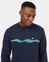 Tentree Men's Artist Series Crew - Dress Blue Shaded Spruce