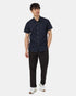 Tentree Men's Camper Mancos Shirt - Midnight Blue Plaza Taupe