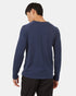 Tentree Men's Regenerative Cotton Raglan Longsleeve - Dress Blue