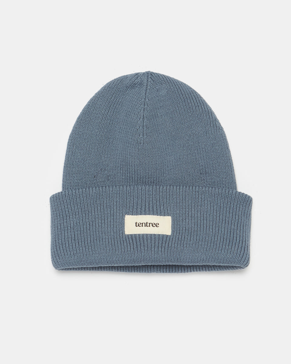 Tentree Alden Beanie - Vintage Blue