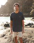 Tentree Men's Sasquatch T-Shirt - Midnight Blue Heather Fishing