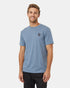Tentree Men's Peru Embroidered Llama T-Shirt - Blue Mirage Tide