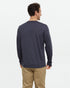 Tentree Men's TreeBlend Baker Longsleeve - Midnight Blue Heather