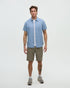 Tentree Men's Small Tree Mancos Shirt - Lakeside Blue Small Tree