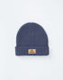 Tentree Cork Patch Beanie - Dark Ocean Blue