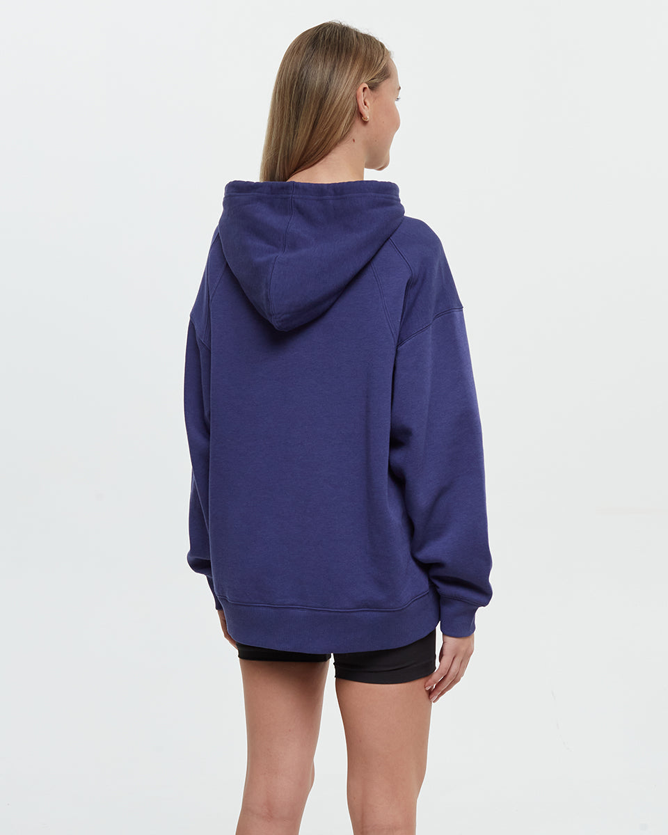 Tentree Women's Bluffs Zip Hoodie - Indigo Tide