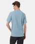 Tentree Men's Regenerative Cotton Step Hem T-Shirt - Tourmaline Blue