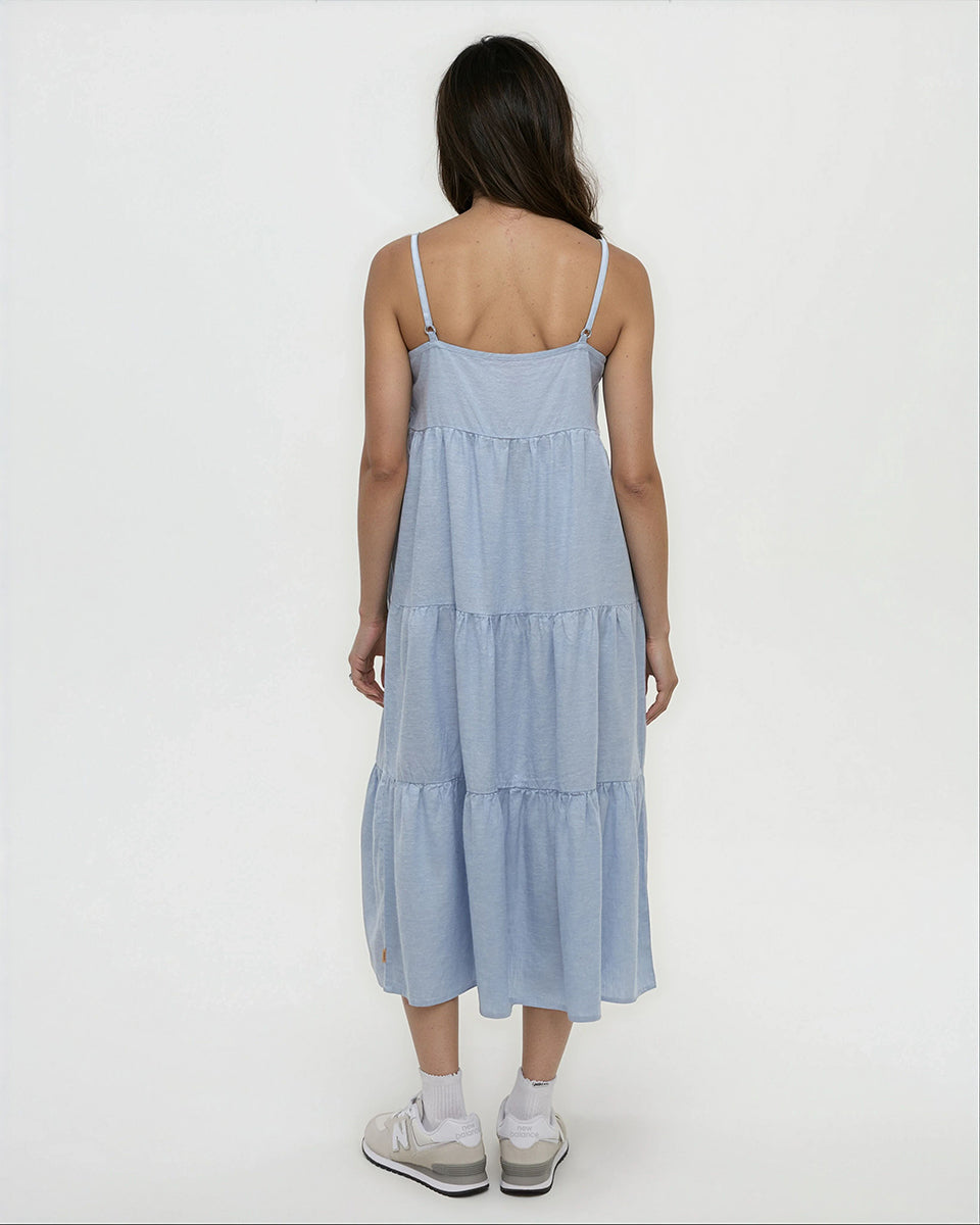 Tentree Women's Hopewell Dress - Lakeside Blue