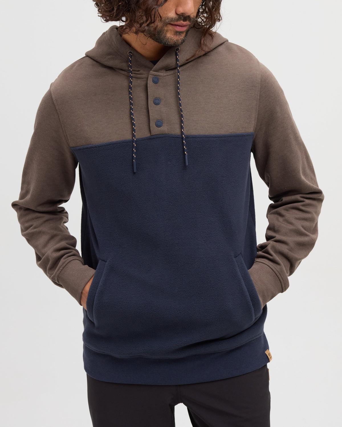 Tentree Men's Carson Hoodie - Midnight Blue Ashwood