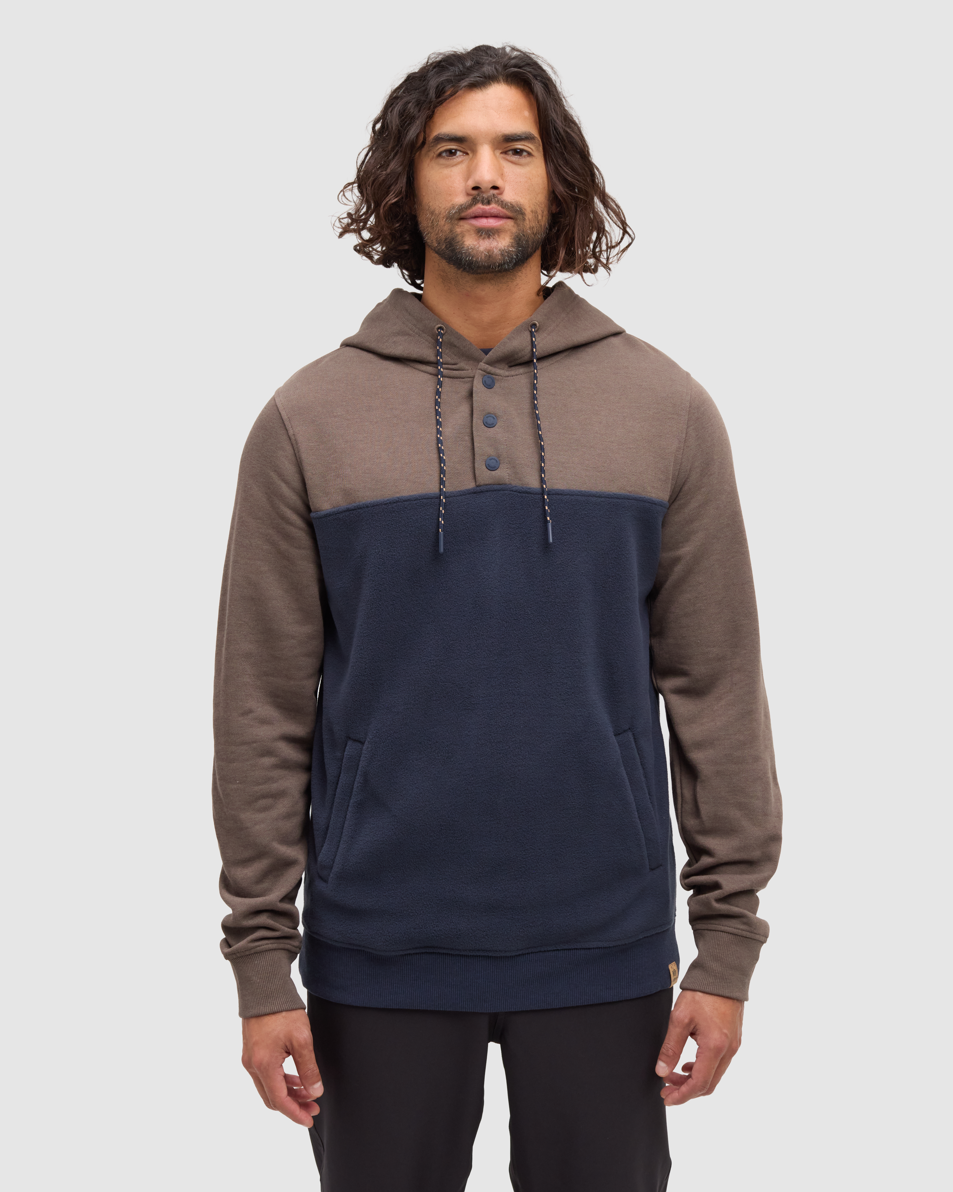 Tentree Men's Carson Hoodie - Midnight Blue Ashwood