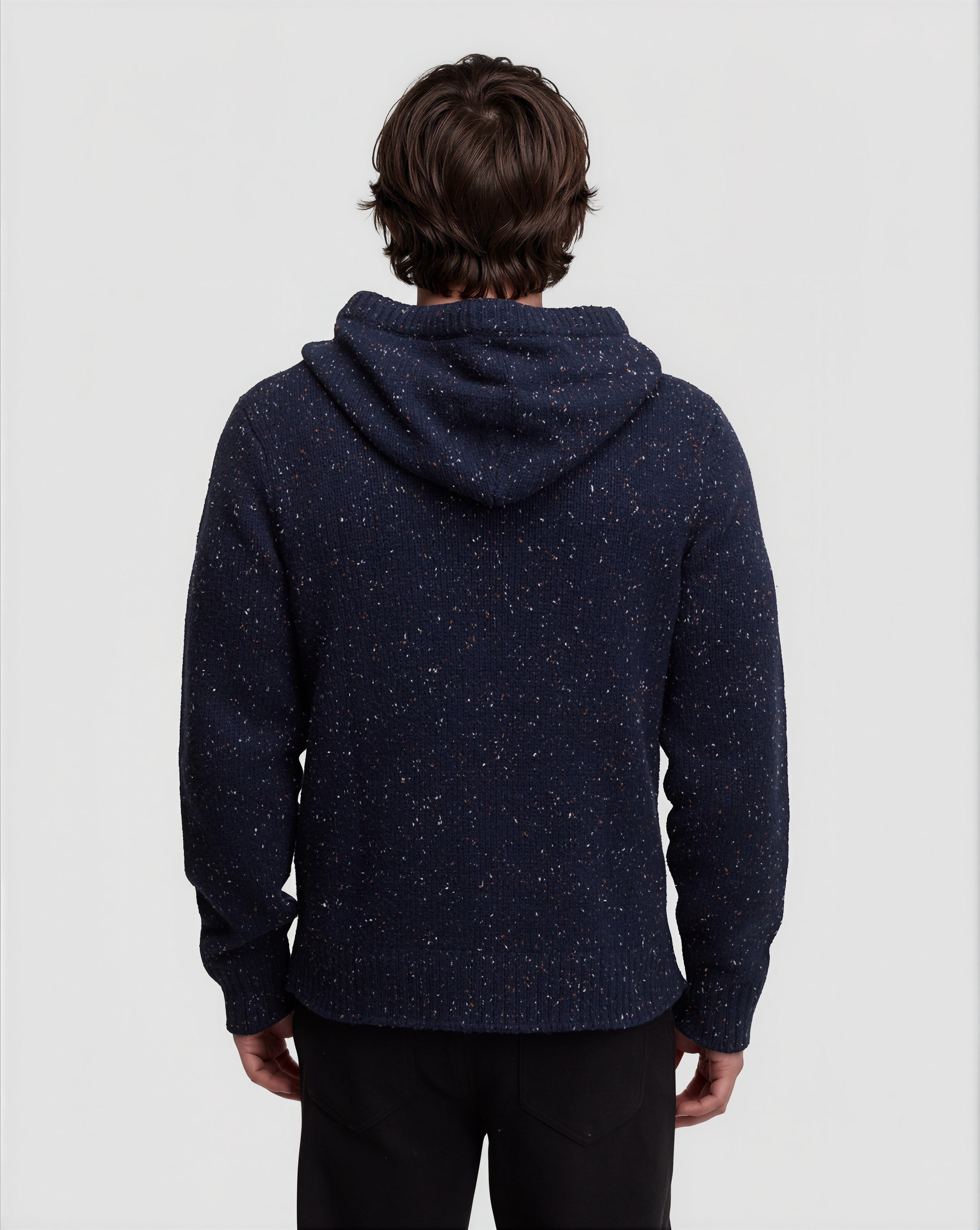 Tentree Men's Fraser Fleck Sweater - Midnight Blue Fleck