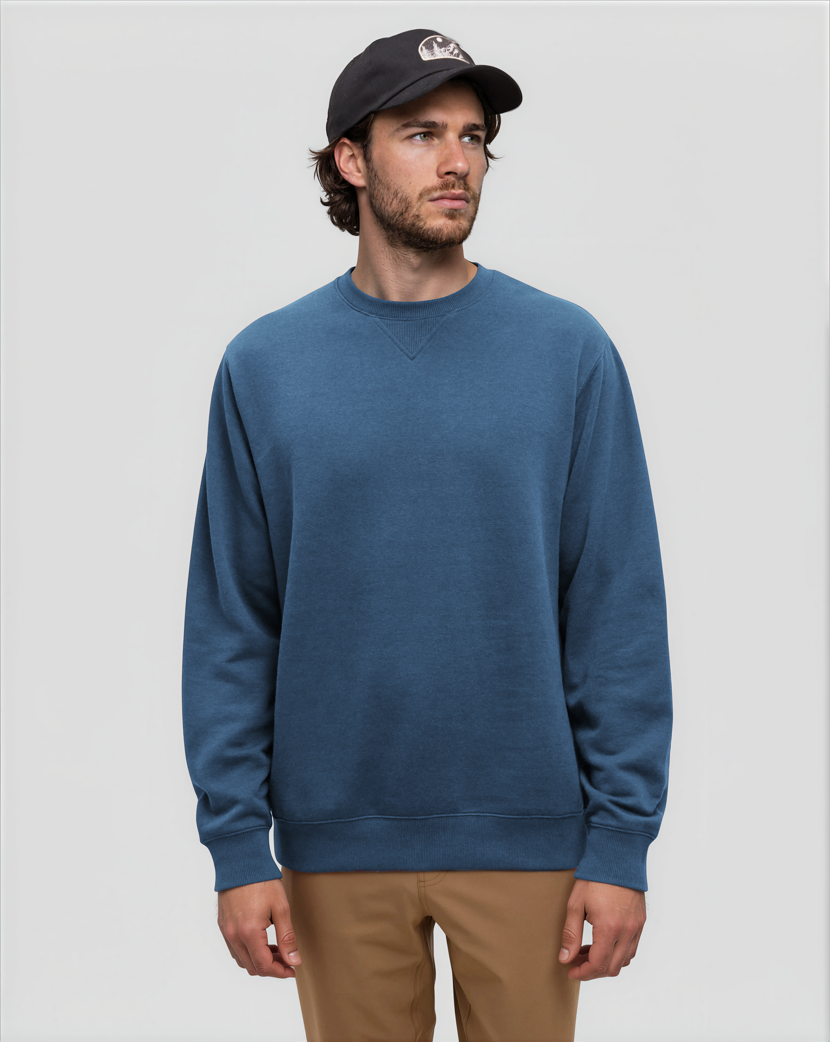 Tentree Men's Howson Crew - Blue Horizon