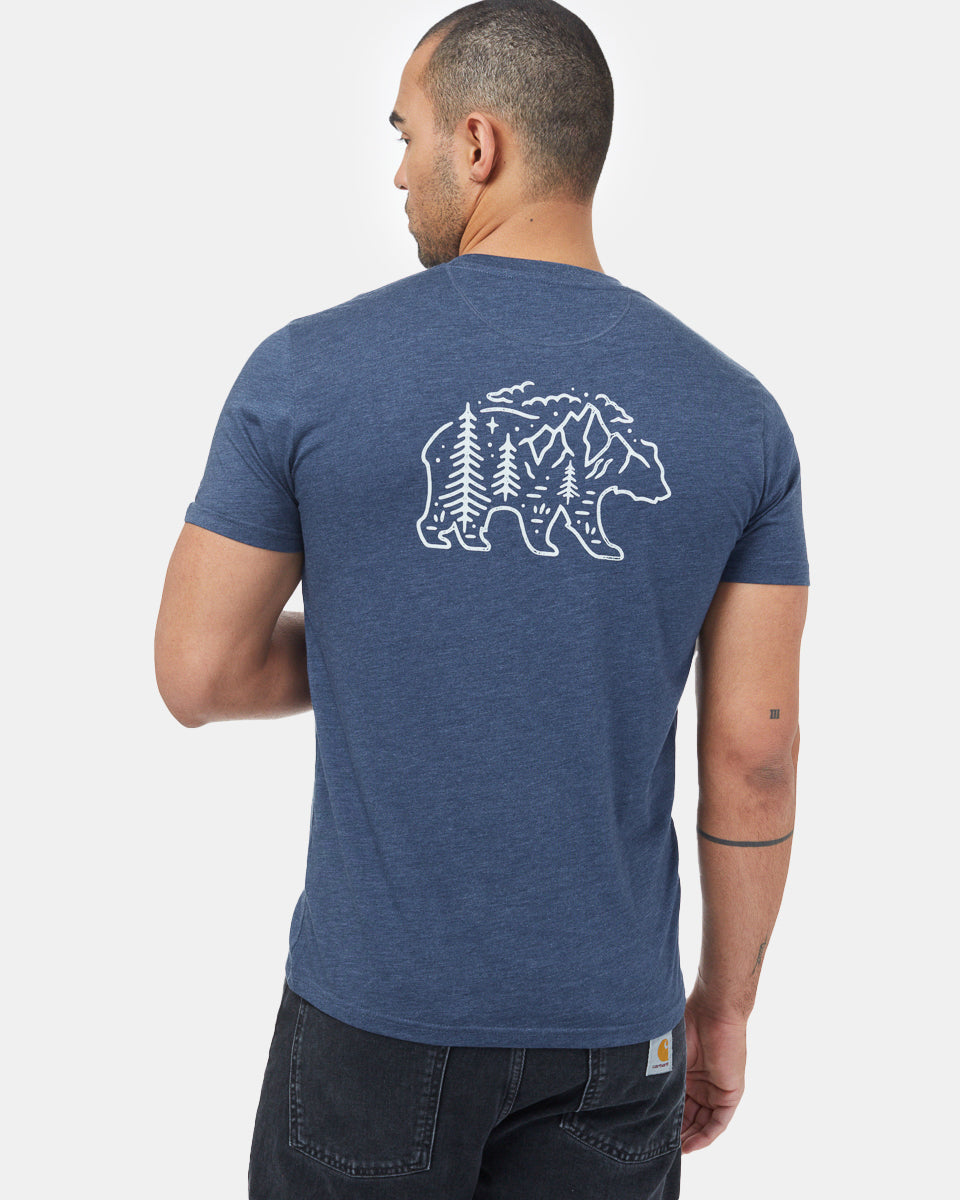 Tentree Bear Claw Grizzly - Dark Ocean Blue Heather