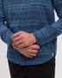 Tentree Men's Stretch Forest Shirt - Blue Horizon Canyon Stripe