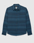 Tentree Men's Stretch Forest Shirt - Blue Horizon Canyon Stripe