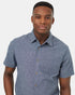 Tentree Men's Joshua Shortsleeve Shirt - Moonlit Ocean
