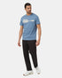 Tentree Men's Summer Guitar T-Shirt - Canyon Blue Silver Cloud Grey