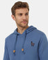 Tentree Men's Peru Embroidered Llama Hoodie - Canyon Blue Tide