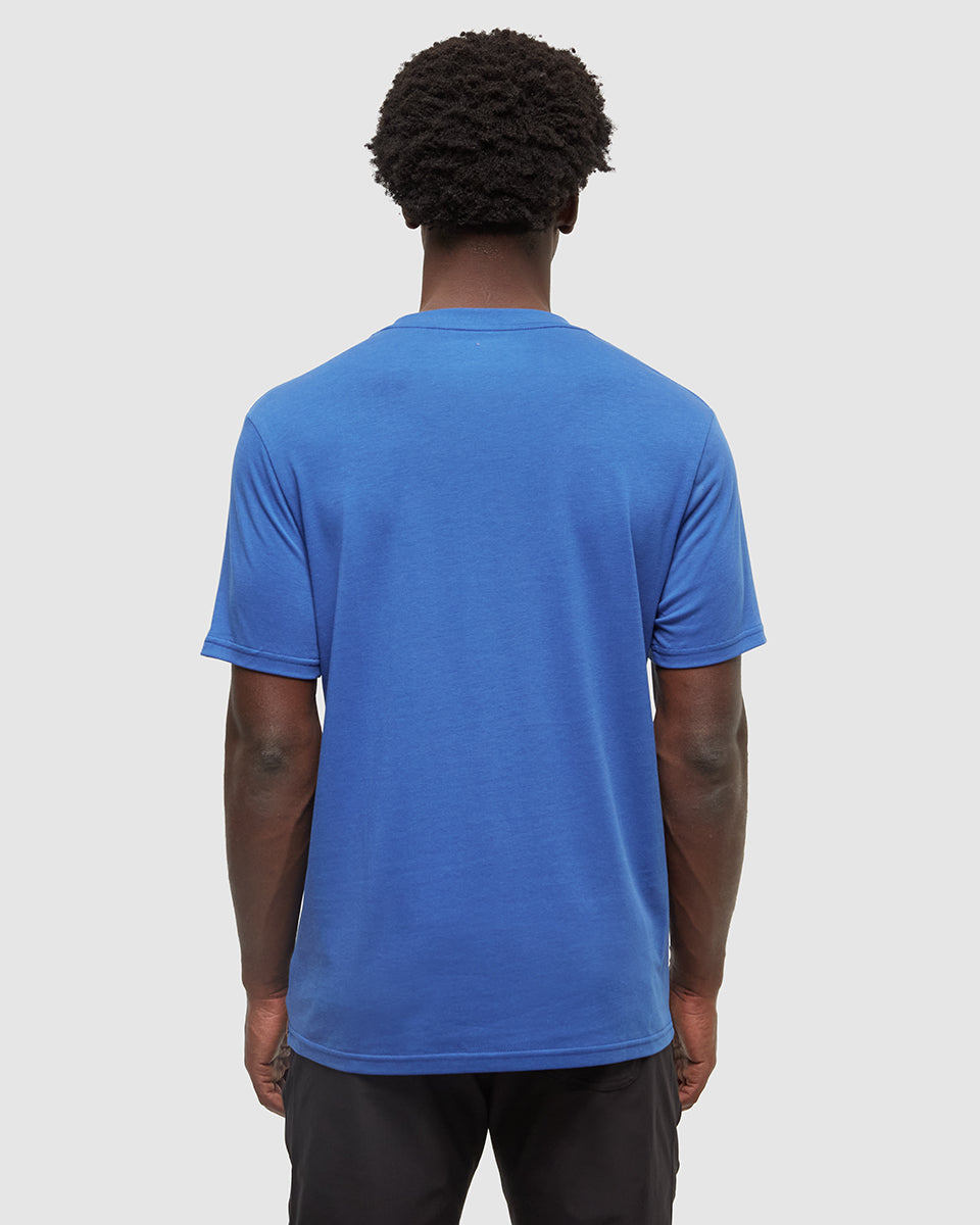 Tentree Men's Front Country Cabin T-Shirt - Seaport Chartreuse